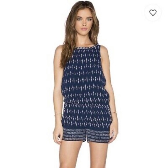 Joie Pants - Euc Joie silk embroidered ikat boho romper S